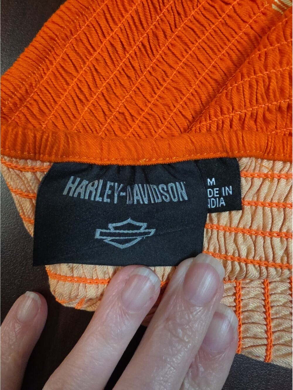 Harley-Davidson Neon Eagle Paisley Bandana Halter Top 96555-25VW Size M - Picture 5 of 8